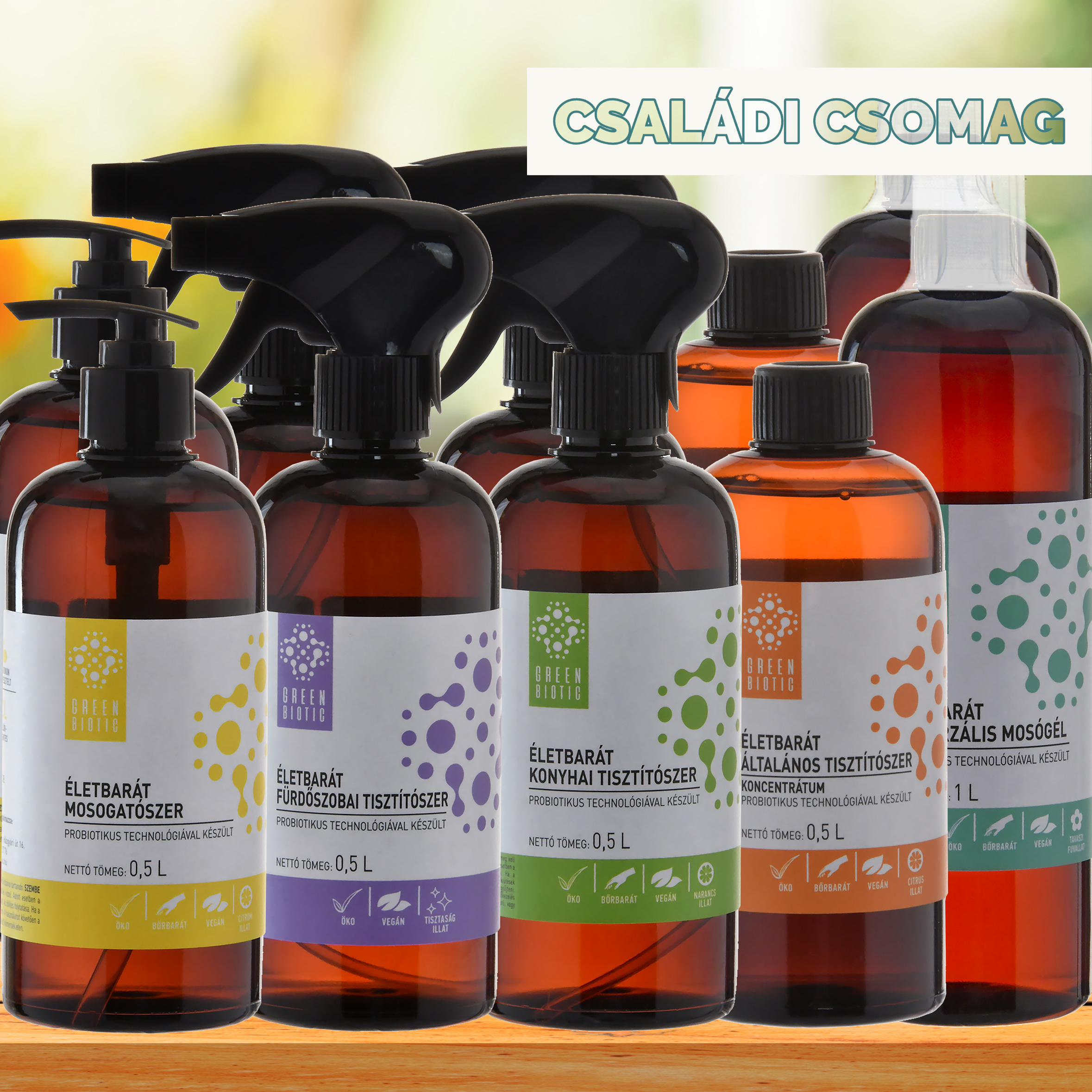 Családi csomag felirat Családi csomag